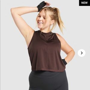 Whitney Simmons Swing Tank Cherry Chocolate size S